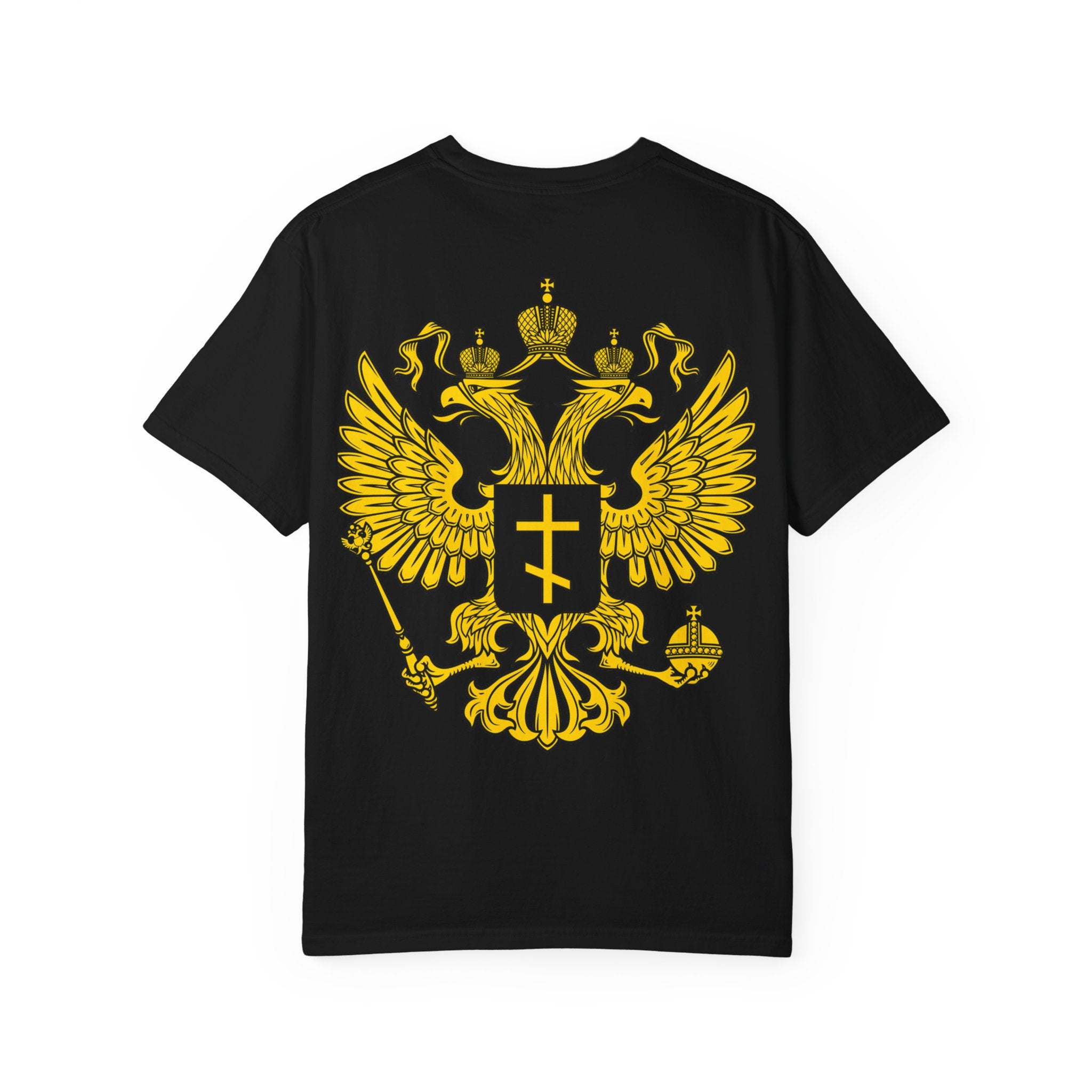 Russia T-Shirt – Black T-Shirt with Russian Symbol | FlagZ
